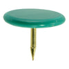 Monster Fastener Green Brass Thumb Tacks
