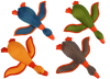 MultiPet Dazzle Ducks Dog Toy