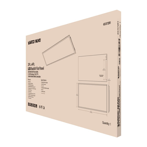 Satco Products 65-572R1 2X4 LED Backlit Flat Panel
