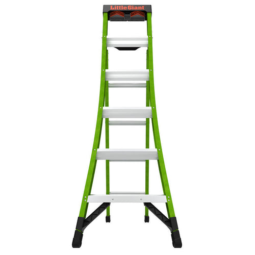 Little Giant King Kombo 2.0 Professional, 6' - ANSI Type IAA - 375 lb/170 kg Rated, Fiberglass 3-in-1 All-Access Combination Ladder