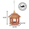 Pennington Pennington Cedar Gazebo Bird Feeder