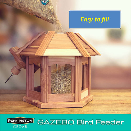 Pennington Pennington Cedar Gazebo Bird Feeder