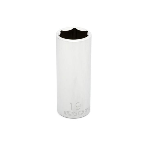 GearWrench 3/8 Drive 6 Point Deep Metric Socket 19mm