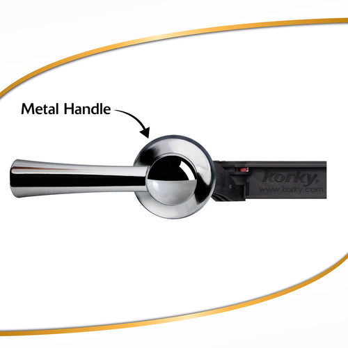 Korky StrongARM® Toilet Handle and Lever, Simple Chrome
