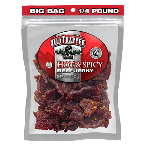 Old Trapper Hot & Spicy Beef Jerky