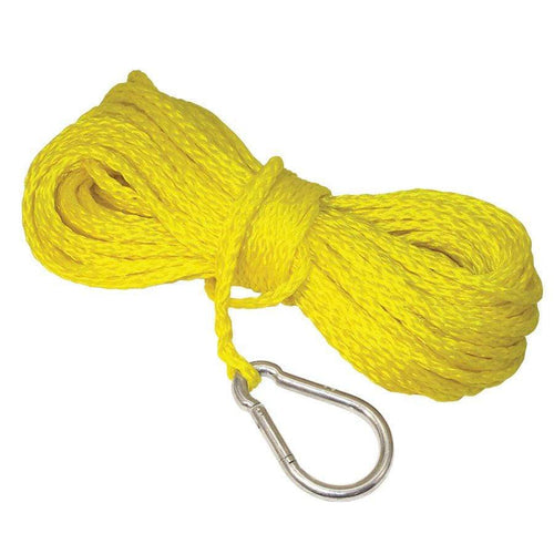T-H Marine Hollow Braid Polypropylene Anchor Line - Yellow