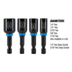Spyder 4-Piece Magnetic Impact Nut Driver Set (1/4, 5/16, 3/8, 7/16)