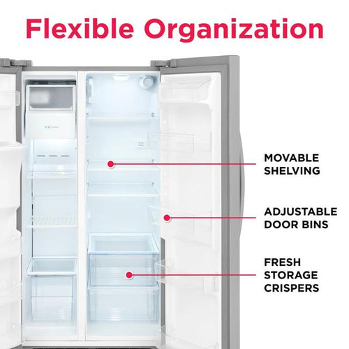 Frigidaire 26 Cu. Ft. 36 Standard-Depth Side-by-Side Refrigerator
