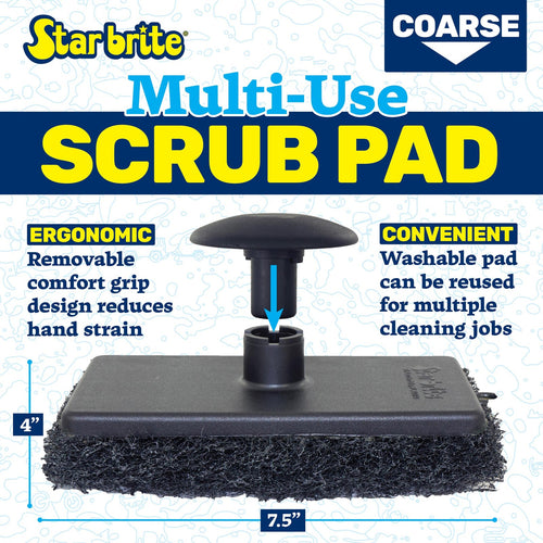 Star Brite All-Purpose Coarse Black Scrubber Pad