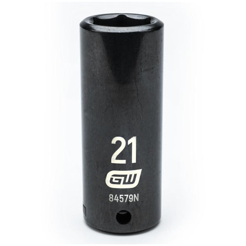 GearWrench 1/2 Drive 6 Point Deep Impact Metric Socket 21mm