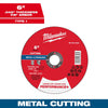 Milwaukee 49-94-0123 6 x .045 x 7/8 Performance+ Metal Cut Off Wheel - Type 1