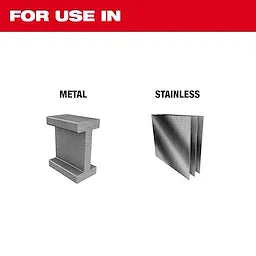 Milwaukee 7 x 3/32 x 7/8 Performance+ Metal Cut Off Wheel - Type 27