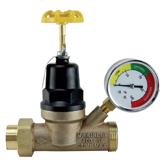Apollo PEX Valves 	3/4 in. PEX Pressure Reducing Valve with Gauge