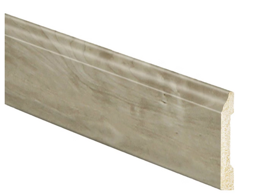 Inteplast Building Products 3/8 In. W. x 3-3/16 In. H x 8 Ft. L River Grey Polystyrene Base Moulding
