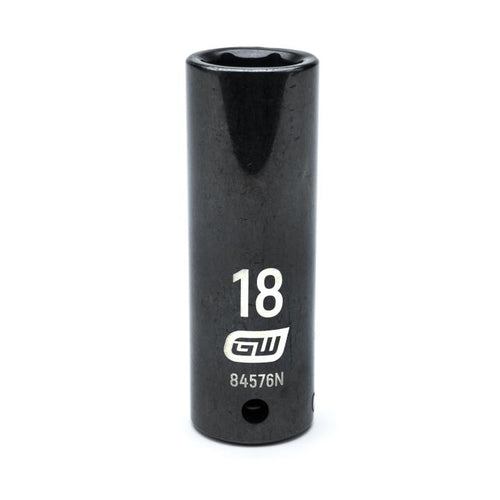 GearWrench 1/2 Drive 6 Point Deep Impact Metric Socket 18mm