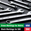 SK Tools 8 Piece Metric Combination Wrench Set
