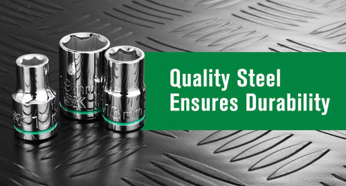 SK Tools 1/2 Drive, 11 Piece, 6 Point, Metric, Standard Chrome Socket Set