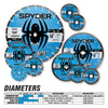 Spyder 4 Wet/Dry Continuous Diamond Saw Blade Diamond Bite™