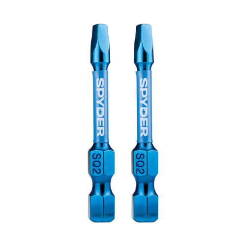 Spyder 2 SQ2 Impact Driver Bit Mach-Blue® 2-Pack