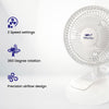 Proaira 6 Clip Desk Fan 2 in 1 with Integrated Base White