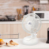 Proaira 6 Clip Desk Fan 2 in 1 with Integrated Base White