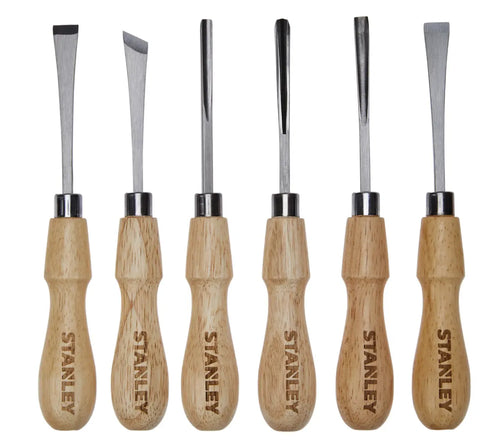 Stanley Wood carving tool set (6 piece)