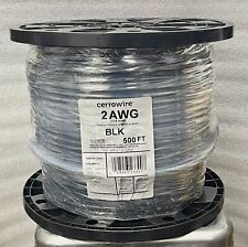 Marmon Home Improvement THHN 2 AWG (33.6 mm2) Black 500 Ft Copper Building Wire (500', Black)