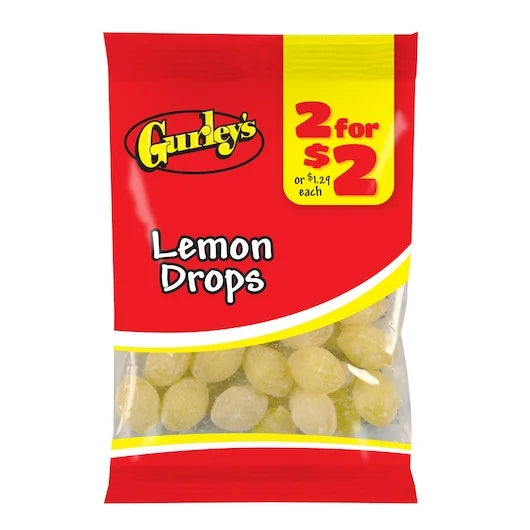 Gurley's Lemon Drop Candy, 3.5 Ounce, 12 per case