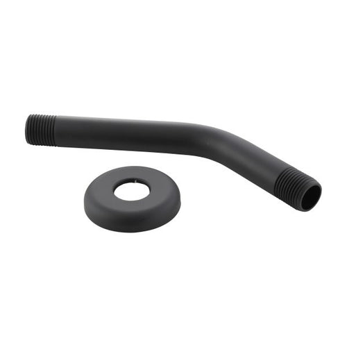 Danco 8 in. Shower Arm w/ Flange in Matte Black