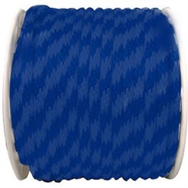 Polypropylene Rope, Solid Braid, Blue, 5/8-In. x 200-Ft.