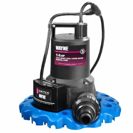 Wayne Pumps  Auto On Off Pool Cover Water Removal Pump 120V 1/4 HP, 3000 GPH, Working