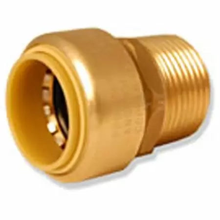 Probite 1” x 1” MNPT Straight Male Adapter Brass