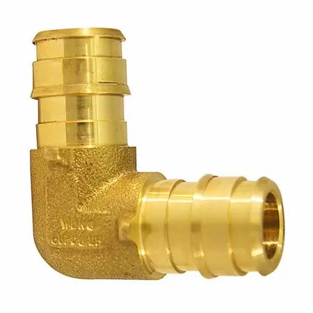 Apollo 1/2 in. Brass PEX-A Barb 90º Elbow Fitting