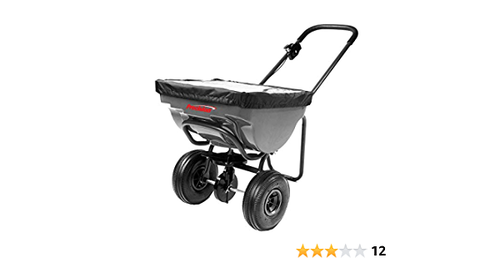 Precision Products SB4500PRCGY 100 Lb. Broadcast Push Fertilizer Spreader