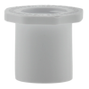 Plumbeeze White PVC Schedule 40 Fittings Spigot x FPT Bushing  1/2 x 1/8