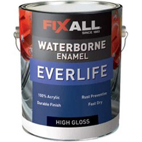 FixAll Everlife Waterborn Paint High-Gloss - Neutral Base, 1 Gallon
