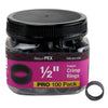 Apollo PEX Fasteners 1/2 in. Crimp Rings (100 Pack Jar)