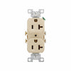 Eaton Cooper Wiring Commercial Specification Grade Duplex Receptacle 20A, 125V Ivory