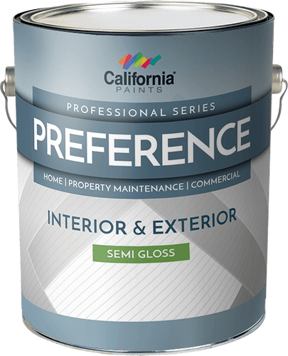 California Products Preference Interior & Exterior Paint Semi Gloss Medium Base - 1 Gallon