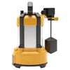 Dewalt 3-4HP Sump Pump-Stainless Steel Cast Iron Aluminum-Submersible-Automatic-Vertical Switch