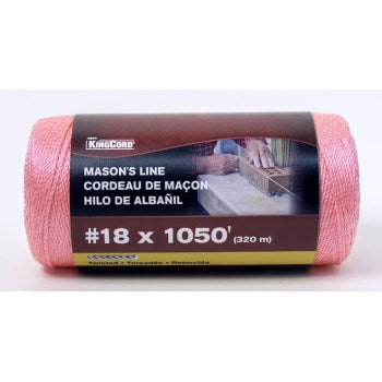 Mibro Group 300851 Polypropylene Mason Line, Pink #18 ~ 1050 ft.
