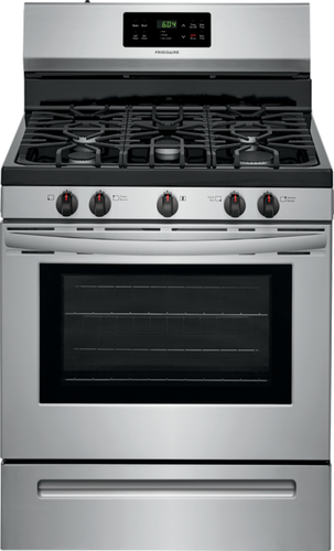 Frigidaire Frigidaire 30 in. 5 Burner Freestanding Gas Range in Stainless Steel (30, Stainless Steel)