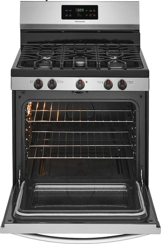 Frigidaire Frigidaire 30 in. 5 Burner Freestanding Gas Range in Stainless Steel (30, Stainless Steel)