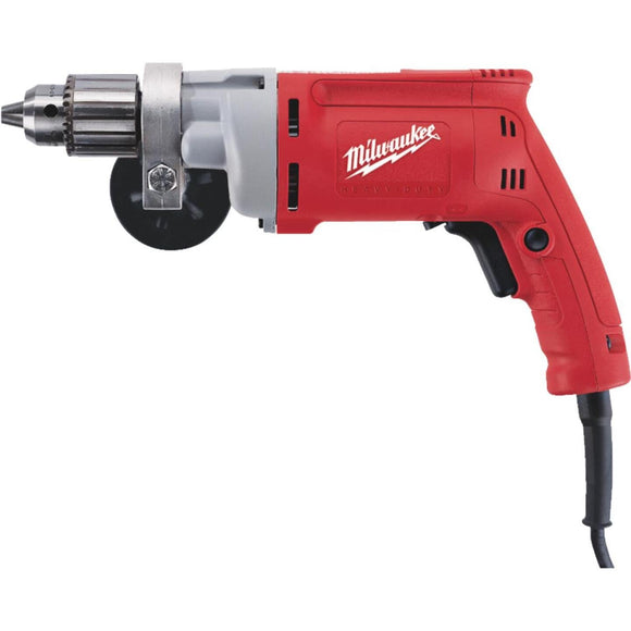 Milwaukee Magnum 1/2 In. 8-Amp Keyed Electric Drill with Textured Grip