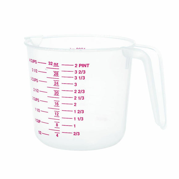 Norpro 4 Cup White Plastic Measuring Cup