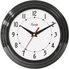 La Crosse Technology Equity Black Traditional Wall Clock