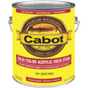 Cabot Solid Color Acrylic Deck Stain, White Base, 1 Gal.