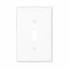 Eaton Cooper Wiring Toggle Wallplate, White