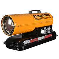 Remington 80,000 BTU Kerosene Forced Air Heater with Thermostat - Orange/Black (80000 BTU, Orange/Black)