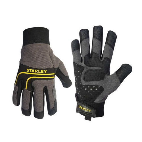 Stanley Synthetic Leather Multi-Purpose Gloves with Silicone Dotting Large